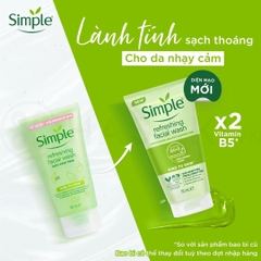 Sữa Rửa mặt Simple Moisturising Facial Wash 150ml