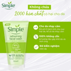 Sữa Rửa mặt Simple Moisturising Facial Wash 150ml
