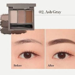 Bột  Phấn Kẻ Chân Mày 3 ô nk Brow Powder Kit fmgt The Face Shop