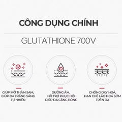 Kem Dưỡng Trắng Da Cấp Ẩm Đa Tầng Angel's Liquid 7 Day Whitening Program Glutathione 700 V-Cream