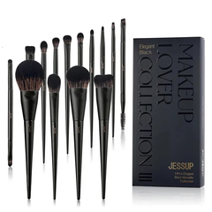 Bộ Cọ Trang Điểm Cá Nhân Jessup Matte Black Versatile Brush Set Collection 14 ây