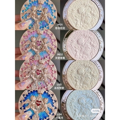 Phấn Bắt Sáng Flower Knows Little Angel Embossed Highlighter Bắt Sáng Nhẹ Nhàng Giúp Da Căng Bóng