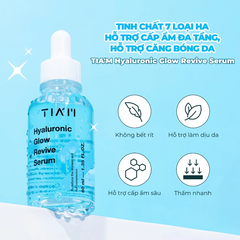 Tinh Chất Tia'm Hyaluronic Glow Revive Serum Cấp Ẩm, Căng Bóng Da