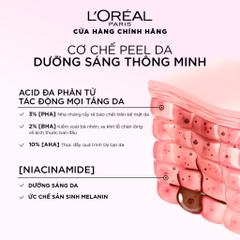 Peel da Loreal hồng Glycolic Bright Exfoliant Peel