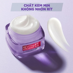 Kem Dưỡng Siêu Cấp Ẩm Căng Mượt Da Và Giảm Nếp Nhăn L'Oreal Paris Revitalift Hyaluronic Acid