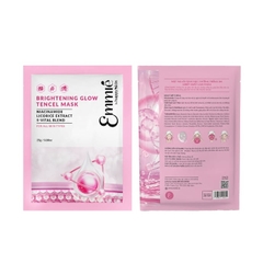 Mặt Nạ Vải Sinh Học Dưỡng Trắng Da Chiết Xuất Cam Thảo Emmie Brightening Glow Tencel Mask