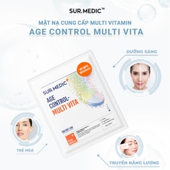 Mặt Nạ Căng Bóng Sur.Medic+ Cung Cấp Multi Vitamin 30g Age Control Multi Vita Mask 30g