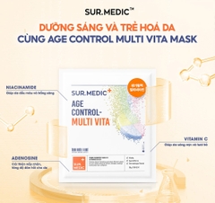 (10 Miếng/Hộp) SUR.MEDIC Mặt Nạ Sur.Medic+ Trẻ Hóa Da Age Control - Multi Vita Mask 30g