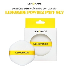 Bông Mút Trang Điểm Tán Bộ 2 bông phấn phủ Lemonade Loose Powder Puff Set 2 pcs