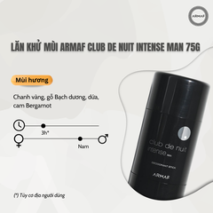 Lăn Khử Mùi Armaf Club De Nuit Intense Man
