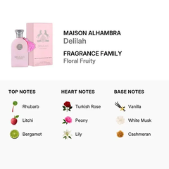 Nước Hoa Nữ Maison Alhambra Delilah EDP