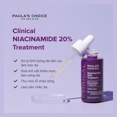 Tinh Chất Serum Paulas Choice Niaciamide 20% Clinical Niacinamide 20% Treatment