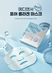 Mặt Nạ Thạch Cấp Ẩm Săn Chắc MediAnswer Pore Collagen Nanoshot Mask 37g (Xanh)