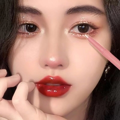 Bút Sáp 2 Đầu Nhũ Mắt NOVO Star Eyes Clever Lying Silkworm