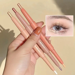 Bút Sáp 2 Đầu Nhũ Mắt NOVO Star Eyes Clever Lying Silkworm