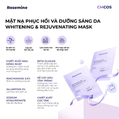 Mặt Nạ Trắng da , Phục Hồi Rosemine Whitening And Rejuvenating Mask