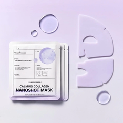 Mặt Nạ Thạch Làm Dịu Giảm Đỏ Medianswer Calming Collagen Nanoshot Mask 37g (Tím)