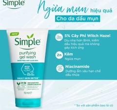 Sữa Rửa mặt Simple Moisturising Facial Wash 150ml