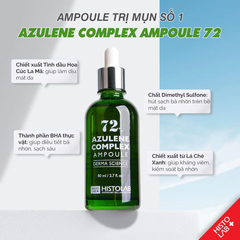 Tinh Chất Serum Histolab 72% Azulene Complex Ampoule Kiểm Soát Dầu, Giảm Mụn