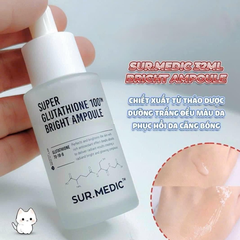 Tinh Chất SerumDưỡng Trắng Da Sur.Medic Super Glutathione 100 Bright Ampoule  32ml
