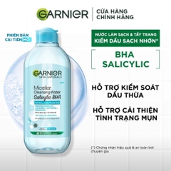 Nước Tẩy Trang Garnier Micellar Cleansing Water 400ml