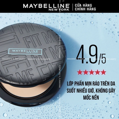 Phấn Phủ Kiềm Dầu Mịn Lì 16H, Che Phủ, Chống Nắng SPF32 PA+++ Maybelline New York Fit Me