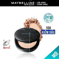 Phấn Phủ Kiềm Dầu Mịn Lì 16H, Che Phủ, Chống Nắng SPF32 PA+++ Maybelline New York Fit Me