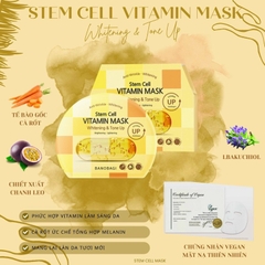 Mặt Nạ Trắng Da , Nâng Tone Banobagi Stem Cell Vitamin Mask Whitening & Tone-Up 30g (Vàng)