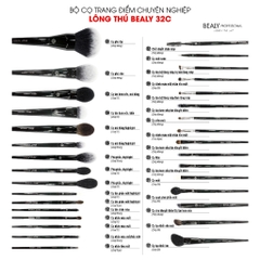 Bộ Cọ Trang Điểm Makeup Chuyên Nghiệp Bealy