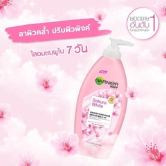 Sữa Dưỡng Thể Trắng Da Garnier Sakura White Body Serum Milk UV Body Lotion