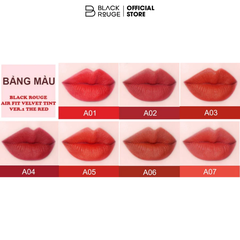 Son Kem Lì Black Rouge  Air Fit Velvet Ver 1 The Red