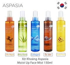 Xịt Khoáng Aspasia Moist Up Face Mist Aloe
