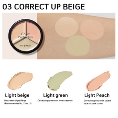 Che Khuyết Điểm Triệt Sắc The Saem Cover Triple Pot Concealer