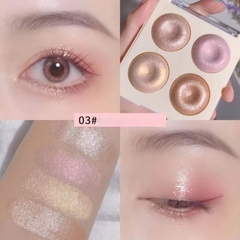 Phấn Bắt Sáng MSYAHO 4 Color Power Highlight Makeup Palette Glitter Eyeshadow Palette Gold Bronze