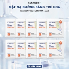 SUR.MEDIC Mặt Nạ Sur.Medic+ Trẻ Hóa Da Age Control - Multi Vita Mask 30g (1 Miếng)