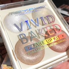 Phấn Bắt Sáng MSYAHO 4 Color Power Highlight Makeup Palette Glitter Eyeshadow Palette Gold Bronze