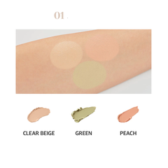 Che Khuyết Điểm Triệt Sắc The Saem Cover Triple Pot Concealer