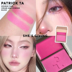 Má Hồng PaTrick Ta Double-Take Cream And Powder Blush Duo