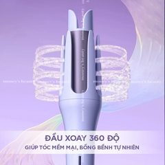 Máy Uốn Tóc Xoăn  Tự Động Xoay 360 Độ 28mm Automatic Curler 2 in 1 Chất Liệu Gốm Sứ ZM-208
