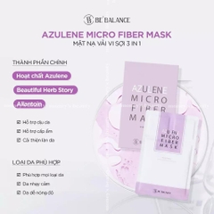 Mặt Nạ Vải Vi Sợi Be'Balance MICRO FIBER MASK 3in1 giúp Làm Đẹp Da (1 miếng)