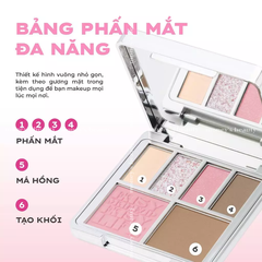 Bảng Phấn Mắt LEMONADE Aesthetic Multi-task Palette 10.8g