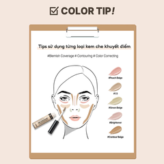 Che Khuyết Điểm The Saem Cover Perfection Tip Concealer SPF28/PA++ 6.5g