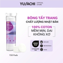 Bông Tẩy Trang Cao Cấp Yusachi 100% Cotton Mềm Mịn