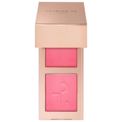 Phấn má hồng Patrick Ta mini Double-Take Cream And Power Blush Duo (Minisize)