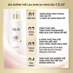 Kem Dưỡng Thể Trắng Da Toàn Thân Body Lotion Olay Body Cellscience B3+Vitamin C