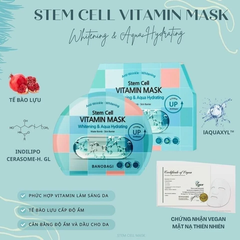 Mặt Nạ Banobagi Stem Cell Mask Cấp Ẩm, Sáng Da Whitening & Aqua Hydrating 30g(Xanh Dương))