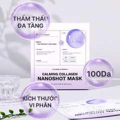 Mặt Nạ Thạch Làm Dịu Giảm Đỏ Medianswer Calming Collagen Nanoshot Mask 37g (Tím)