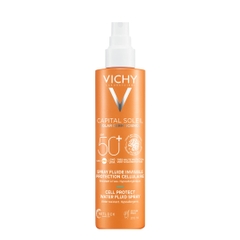 Xịt Chống Nắng Vichy Capital Soleil Cell Protect Water Fluid Spray SPF50+