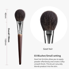 (TÁCH LẺ) Cọ Makeup Trang Điểm Lông Thú OVW