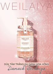 Sữa Tắm Trắng Da Hoa Hồng Damask Weilaiya Grand Rose Extracts Whitening Shower Gel